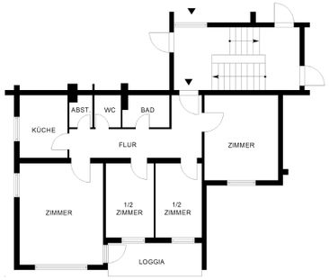 Schicke Wohnung in Detmerode, 3.OG , Wohnung 3 - Foto 2