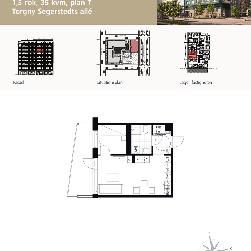 Torgny Segerstedts allé 100B, 75255, Uppsala - Foto 2