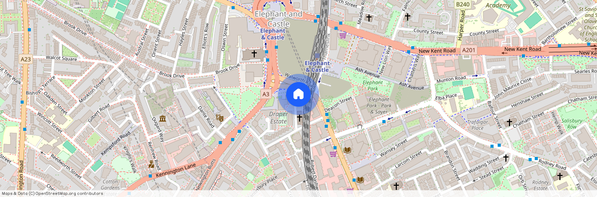 Walworth Road, Elephant and Castle, London, SE1