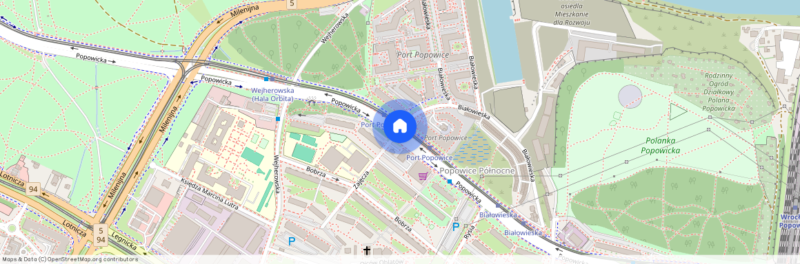 ul. Popowicka, Popowice Północne, Fabryczna, Wrocław, dolnośląskie