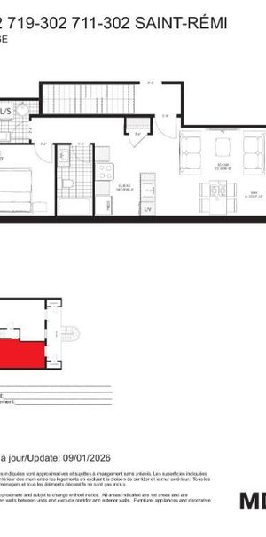 Le Noyer — Condo 3 1/2 Sud-Ouest Montréal Occ. Rapide - Appartement / logement à louer - Photo 1