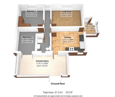 2 bedroom bungalow to rent - Photo 6