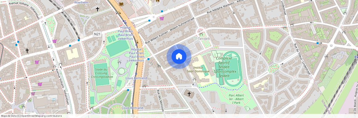 Armand de Roostraat 24 / 7, 1030 Schaarbeek