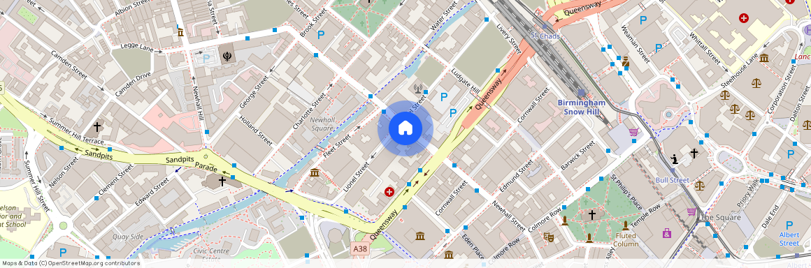 Newhall Street, Birmingham, Jewellery Quarter, B3