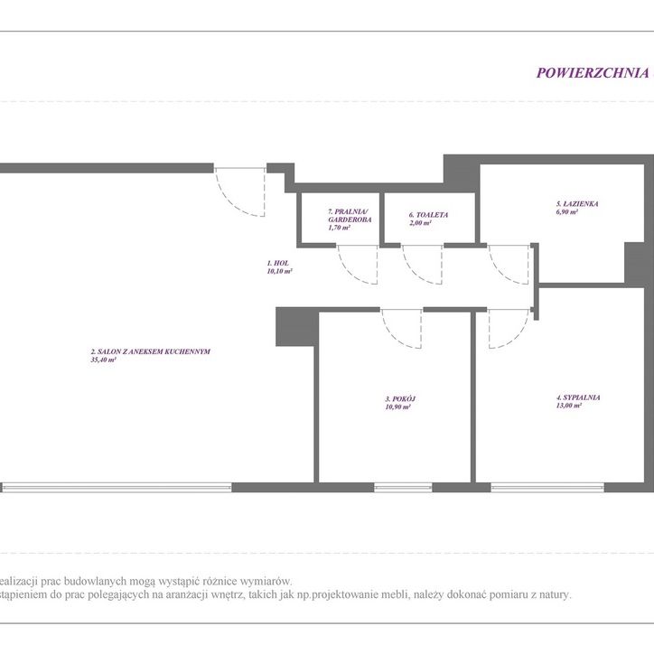 80M2, 2 sypialnie, nowe, MOXO House - Zdjęcie 1