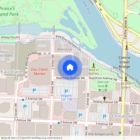 455 - 222 Riverfront Avenue Southwest, Calgary, Calgary, Calgary Metropolitan, T2P 0W3