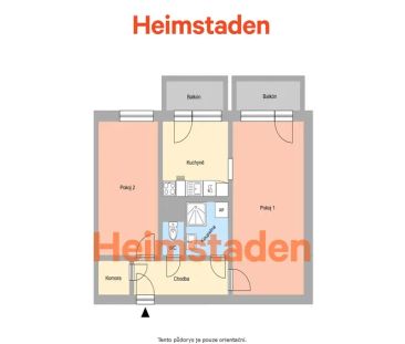 Pronájem bytu 2+1 58 m - Fotografie 5