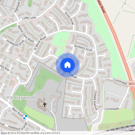 Hillside Drive, Little Haywood, ST18 0NN