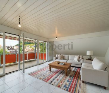 Modern 2.5-room attic apartment with balcony, Grindel - Foto 1