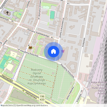 ul. Klaudyny Potockiej, Łazarz, Grunwald, Poznań, wielkopolskie