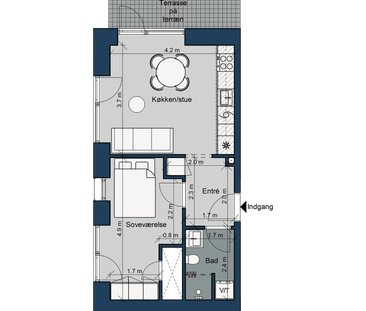 Østre Havnepark 19, st. lejl. 1 - Foto 1