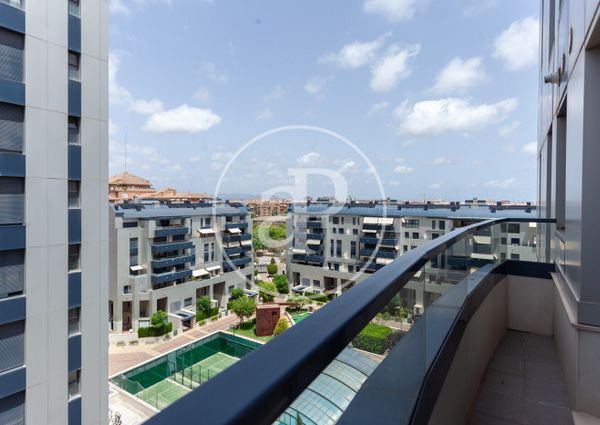 Flat for rent with swimming pool in Ciutat Jardí (Valencia)
