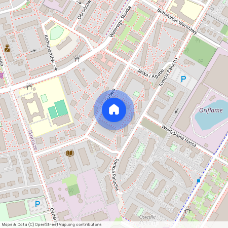 ul. Kolorowa, Skorosze, Ursus, Warszawa, mazowieckie
