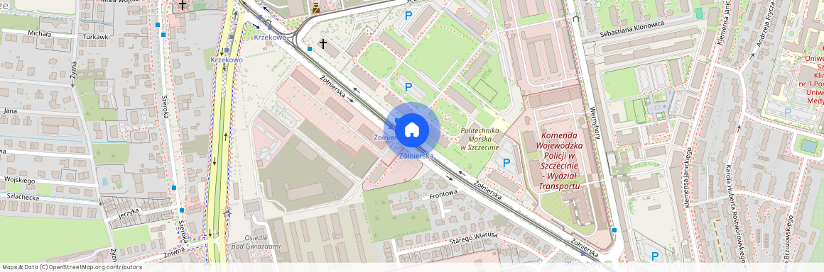ul. Żołnierska, Zawadzkiego-Klonowica, Zachód, Szczecin, zachodniopomorskie