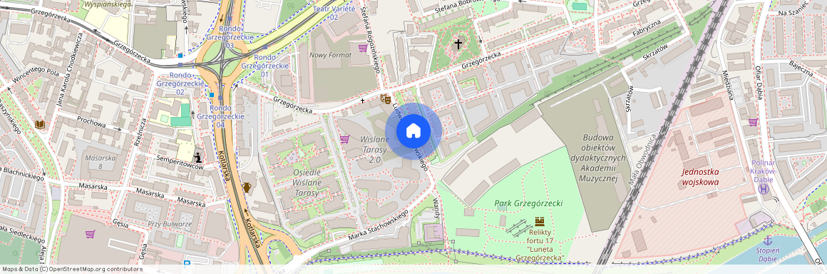 ul. Ludwika Zieleniewskiego, Grzegórzki, Grzegórzki, Kraków, małopolskie