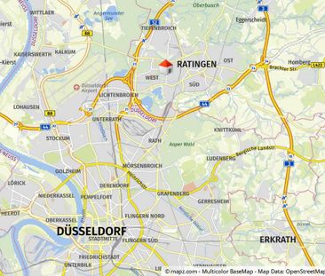 Ratingen-Eckamp: gemütliches Apartment mit Balkon, komplett möbliert! - Photo 1