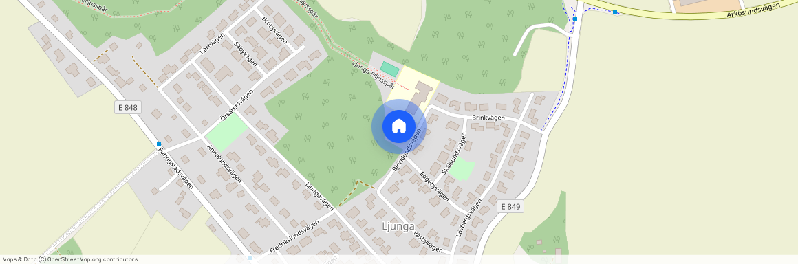 Björklundsvägen 5, Ljunga