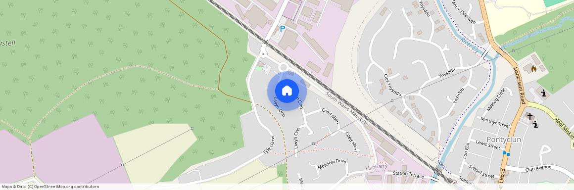 Llwyn Onn, CF72 9ET, Tyla Garw