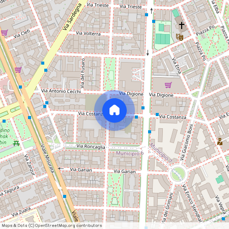 Via Costanza, Milan, Lombardy 20146