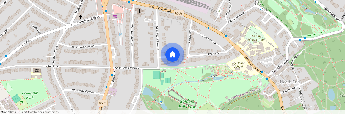 Golders Park Close, Golders Hill Park NW11