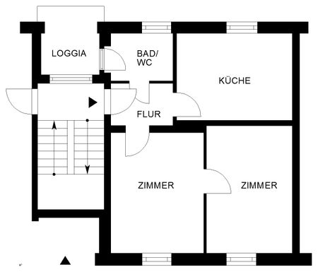 Einziehen und wohlfühlen: Gemütliche 2-Zimmer-Wohnung mit Balkon // 1.OG rechts - Foto 4