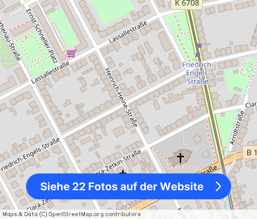 Schöne 3-R-Wohnung mit großem Balkon in der Heinrich-Heine-Straße 36 - Foto 1