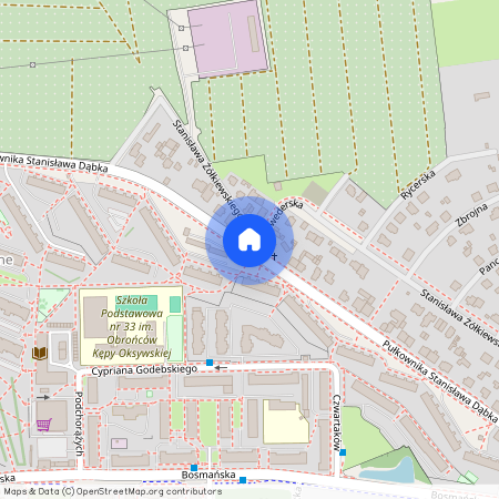 ul. płk. Stanisława Dąbka, Oksywie, Gdynia, pomorskie