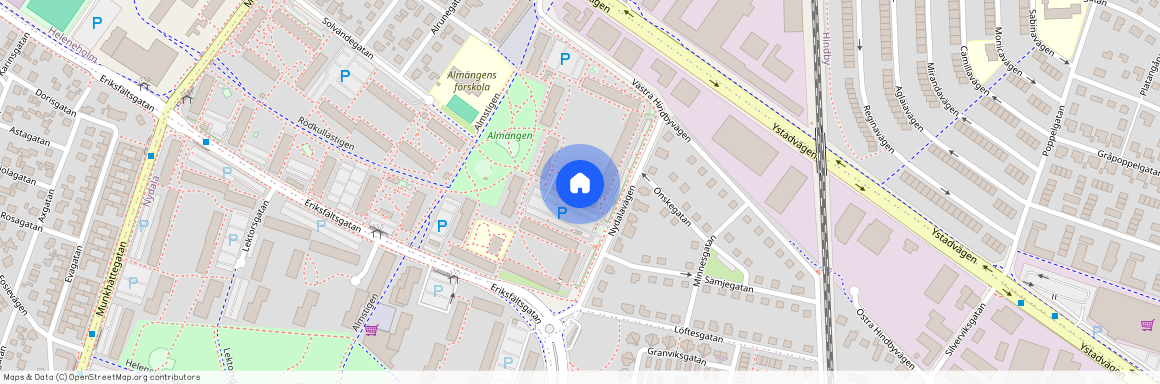 Almhög, Malmö, Skåne, Nydalavägen 3 F