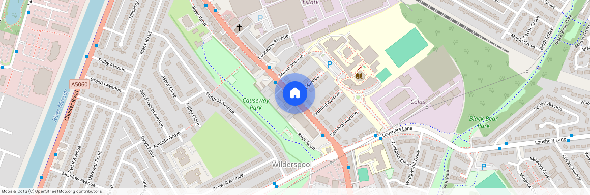 Wilderspool Causeway, Warrington, Cheshire, WA4