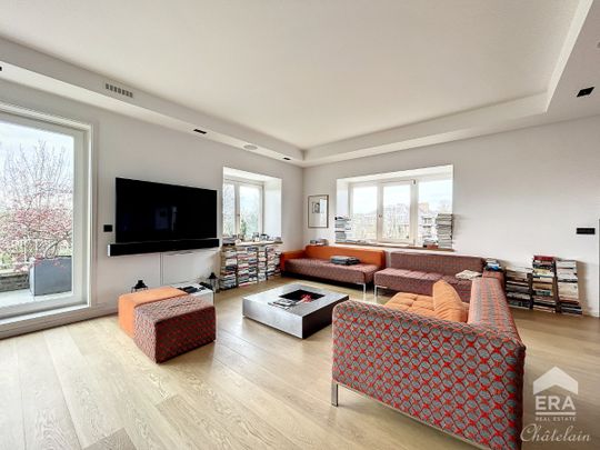 Penthouse met 2 slaapkamers, kantoor en terras in Elsene - Foto 1