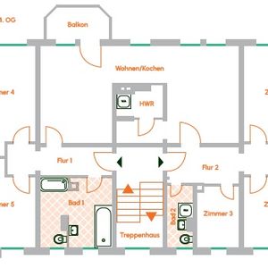 6-Raum-Wohnung im Herzen von Gablenz - Photo 3