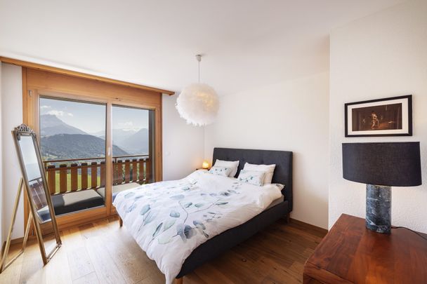 Superbe3.5 pieces meublé avec grand balcon sud. Location saison - Photo 1