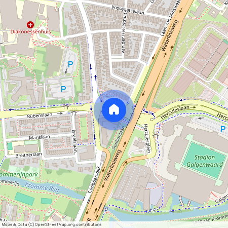 Rubenslaan en omgeving, 3583 RB, Stadionlaan, Utrecht