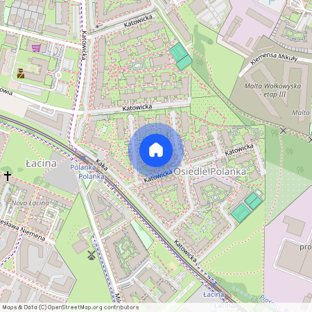 ul. Katowicka, Łacina, Nowe Miasto, Poznań, wielkopolskie