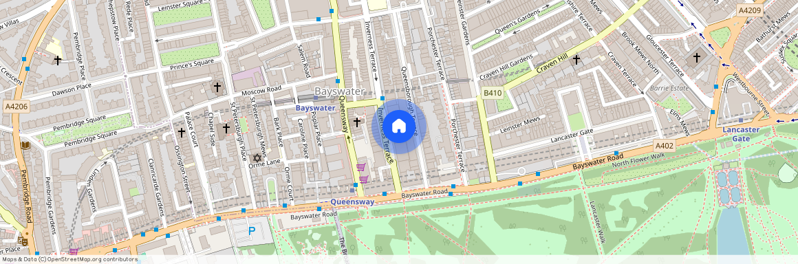 Queensborough Terrace, Bayswater, London, W2