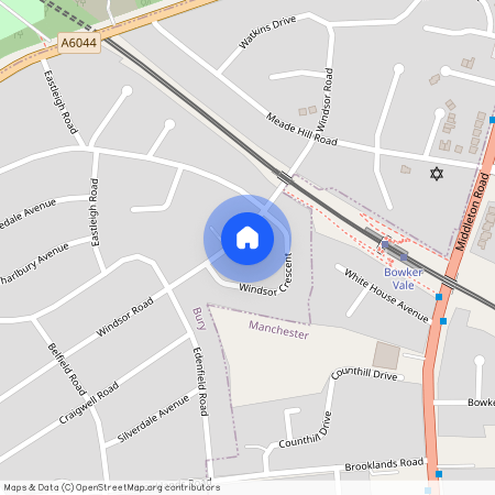 Windsor Road, M25, Manchester