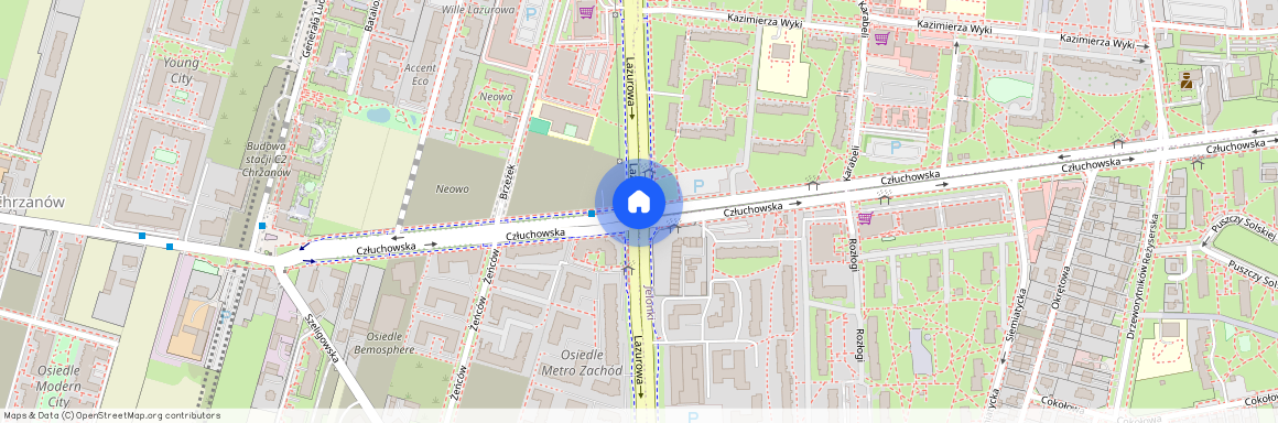 Warszawa, Bemowo, Bemowo, Chrzanów, Człuchowska