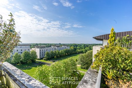 Appartement meublé de 98 m² à Carquefou avec superbe terrasse de 100 m² - Photo 2