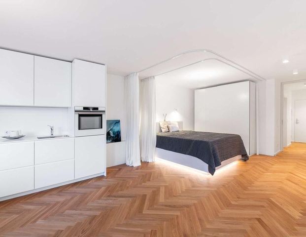 Hochwertige 1-Zimmer-Wohnung mit Balkon - Photo 1