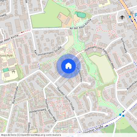 Hoffmann-von-Fallersleben-Weg, 48165 Münster