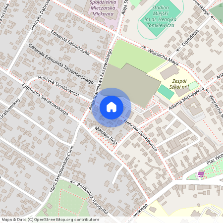 ul. Henryka Sienkiewicza, Kościan, kościański, wielkopolskie