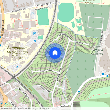 West Rise, Sutton Coldfield, West Midlands, B75