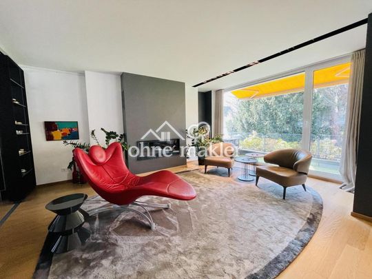 Designer Maisonette-Wohnung nähe Zoopark mit Blick ins Grüne, Fussbodenheizung, Kamin, Terrasse - Foto 1