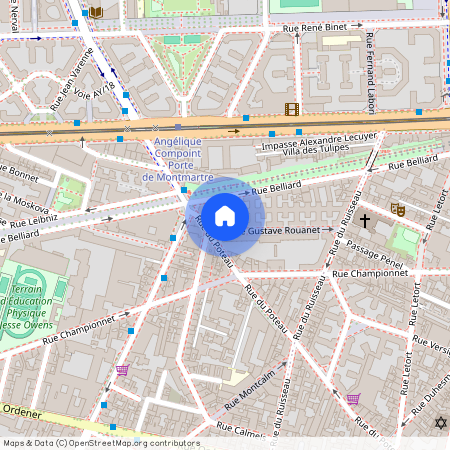 12 Rue Gustave Rouanet, 75018 Paris, France