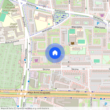 ul. Śliczna, Huby, Krzyki, Wrocław, dolnośląskie