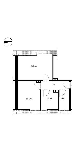 GEMÜTLICHE DACHGESCHOSS-WOHNUNG AN DER KALVE - Foto 2