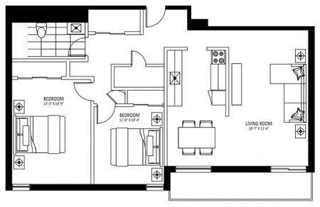 527-531 Gordon - Plan A - Photo 2