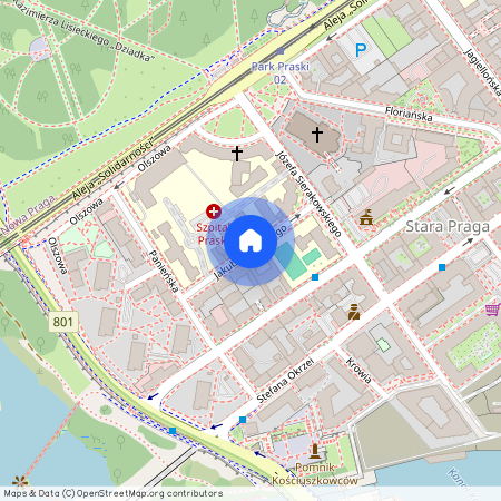 Warszawa, Praga-Północ, Jakuba, Jasińskiego