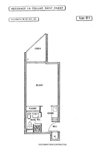 Studio 22.05 m², kitchenette équipée, avec balcon. - Photo 5