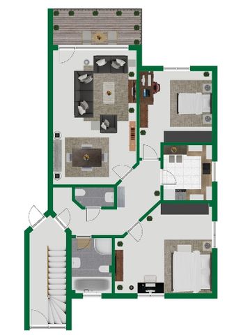 Moderne Maisonette-Wohnung in idyllischer Ortsrandlage von Oberpleis - Foto 5